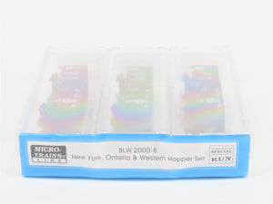 N Scale Micro-Trains MTL BLW 2000-8 Special Run NYO&WRy Hopper 3-Pack Sealed