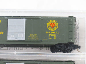 N Micro-Trains MTL Raleigh Rails SAL Seaboard Air Line Box Car 3-Pack Sealed