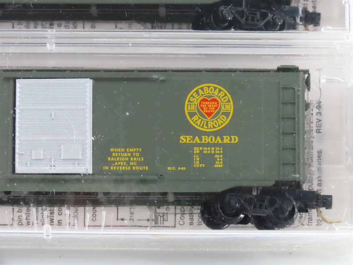 N Micro-Trains MTL Raleigh Rails SAL Seaboard Air Line Box Car 3-Pack Sealed