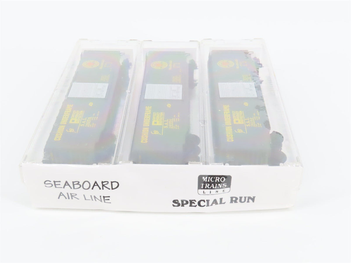 N Micro-Trains MTL Raleigh Rails SAL Seaboard Air Line Box Car 3-Pack Sealed