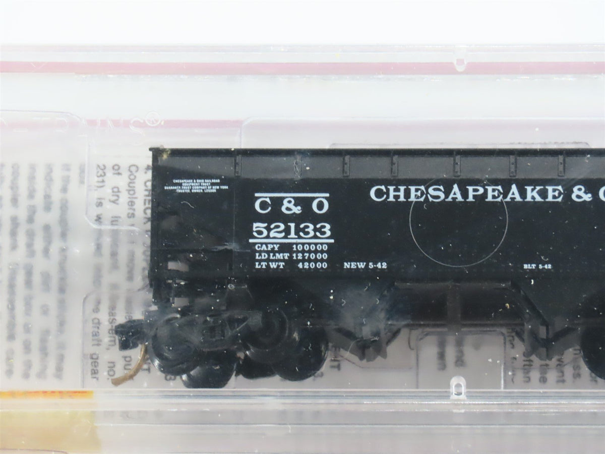 N Micro-Trains MTL 86012-2 C&amp;O Chesapeake &amp; Ohio 2-Bay Hopper 3-Pack Sealed