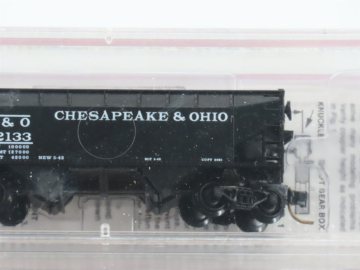 N Micro-Trains MTL 86012-2 C&amp;O Chesapeake &amp; Ohio 2-Bay Hopper 3-Pack Sealed