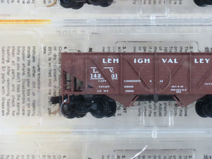 N Scale Micro-Trains MTL 57032 LV Lehigh Valley 2-Bay Open Hopper 3-Pack Sealed