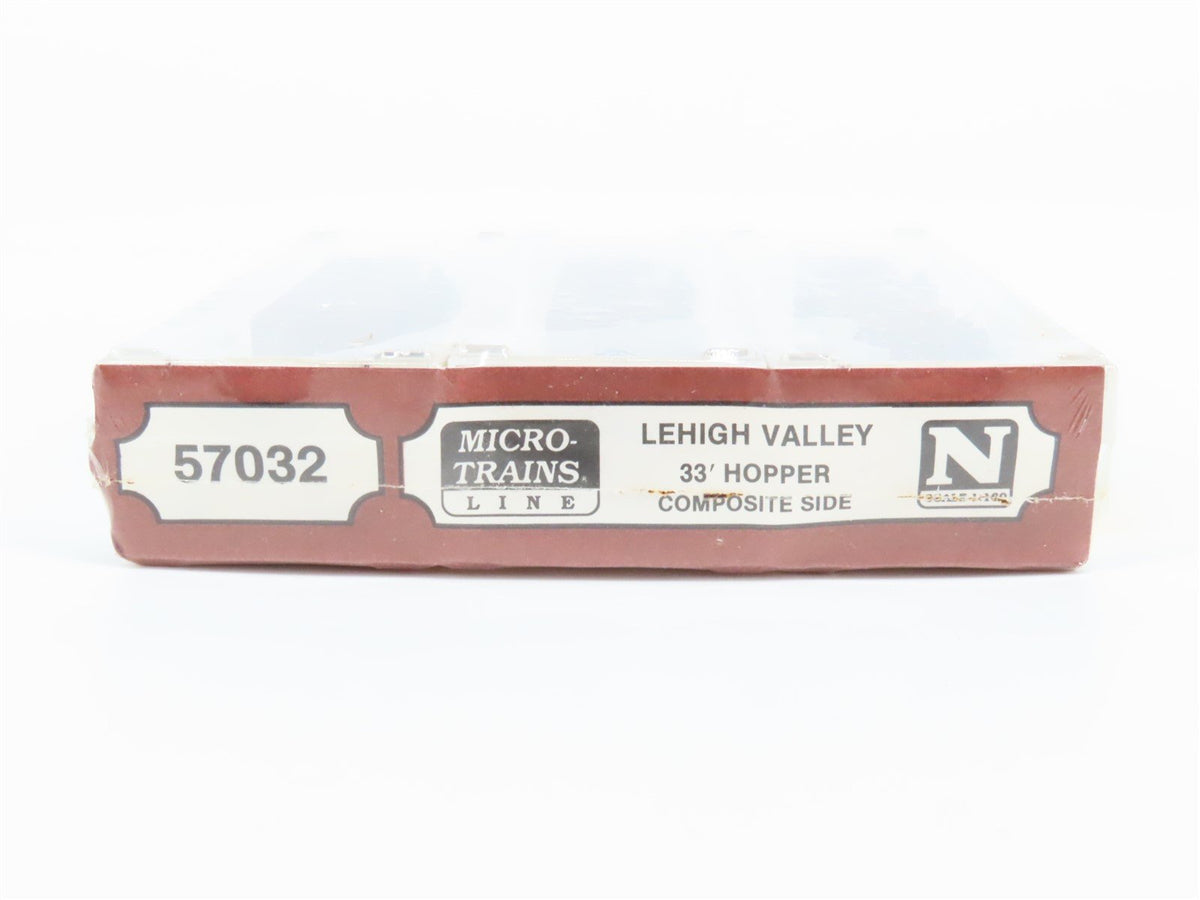 N Scale Micro-Trains MTL 57032 LV Lehigh Valley 2-Bay Open Hopper 3-Pack Sealed