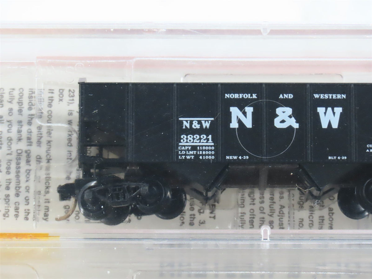 N Scale Micro-Trains MTL 91012 N&amp;W Norfolk &amp; Western 2-Bay Hopper 3-Pack Sealed