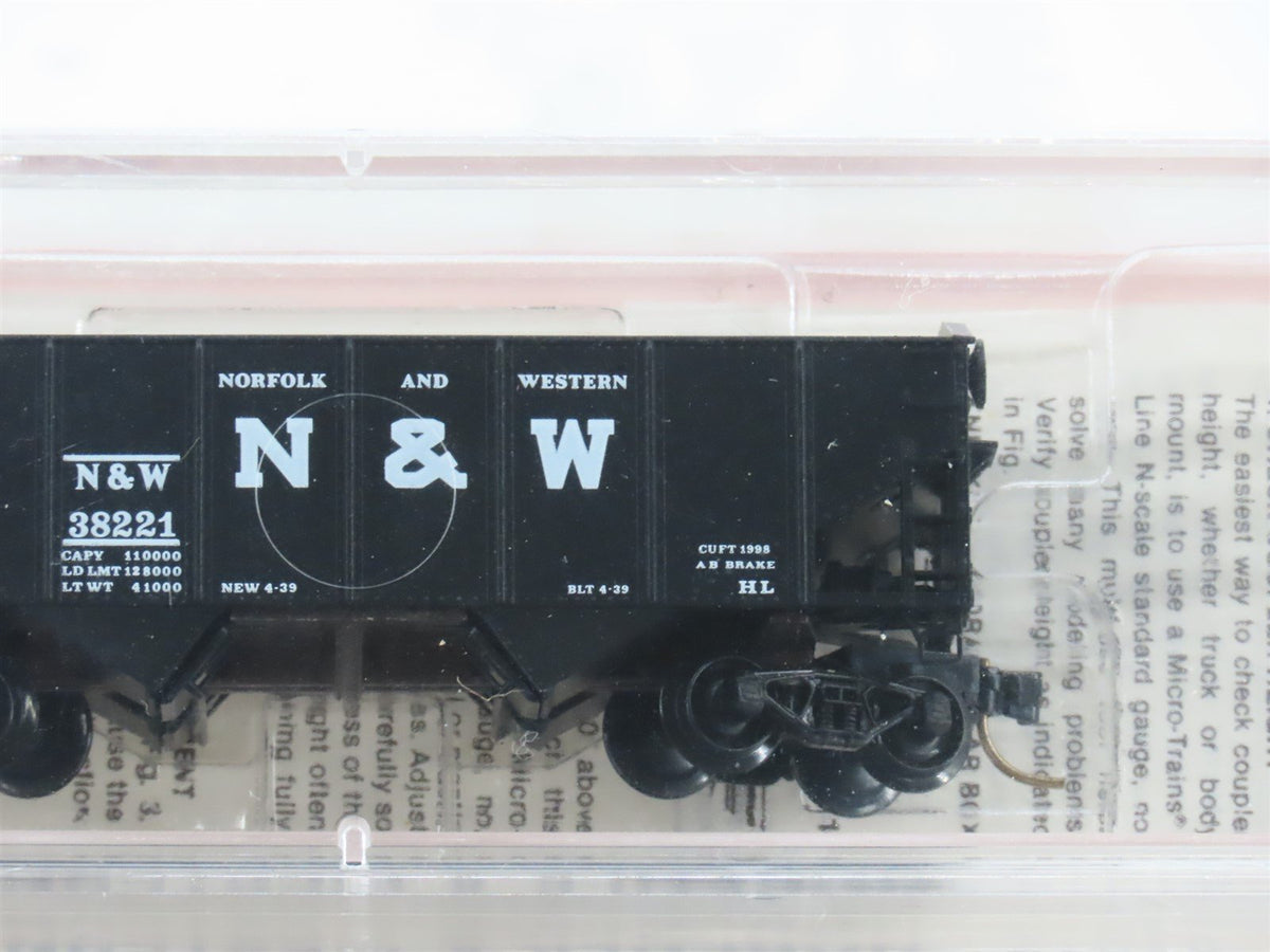 N Scale Micro-Trains MTL 91012 N&amp;W Norfolk &amp; Western 2-Bay Hopper 3-Pack Sealed