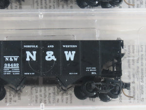 N Scale Micro-Trains MTL 91012 N&W Norfolk & Western 2-Bay Hopper 3-Pack Sealed