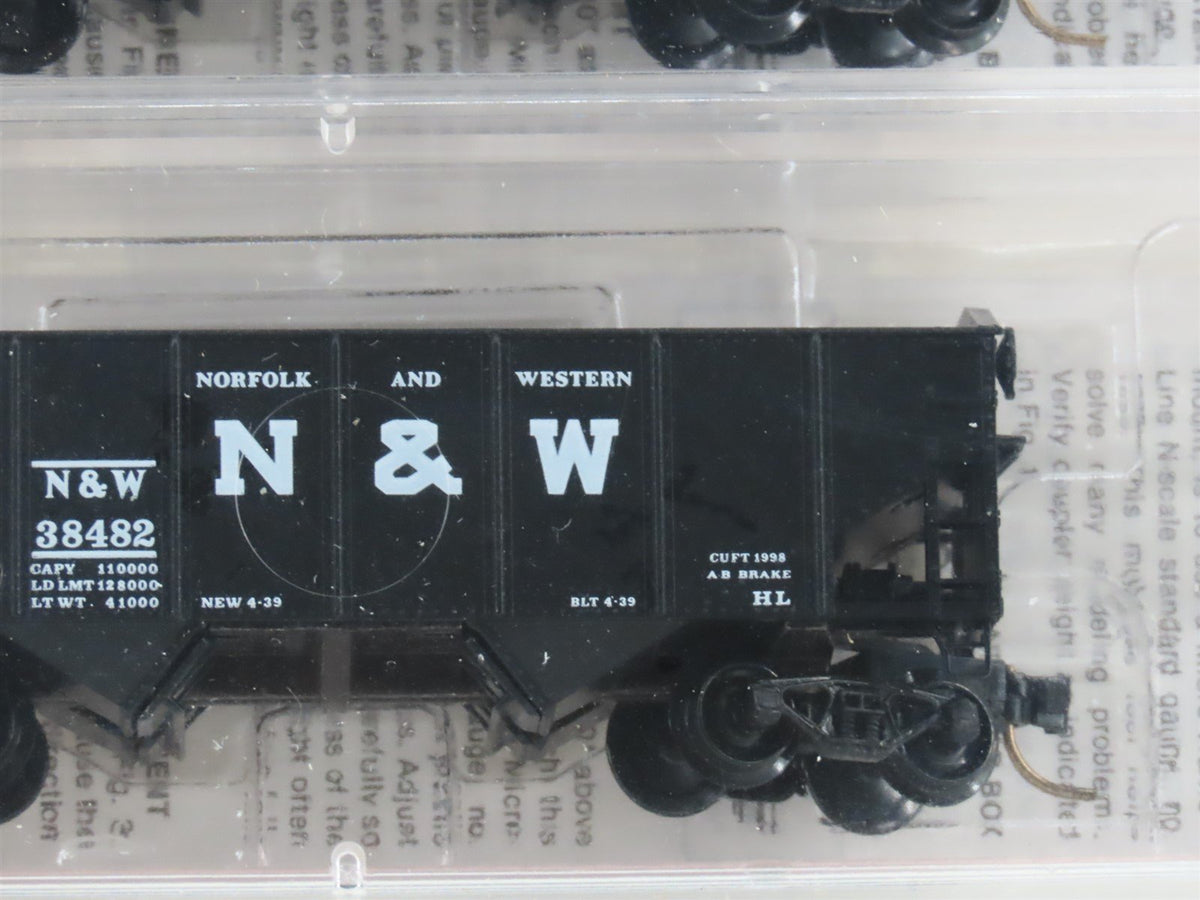 N Scale Micro-Trains MTL 91012 N&amp;W Norfolk &amp; Western 2-Bay Hopper 3-Pack Sealed