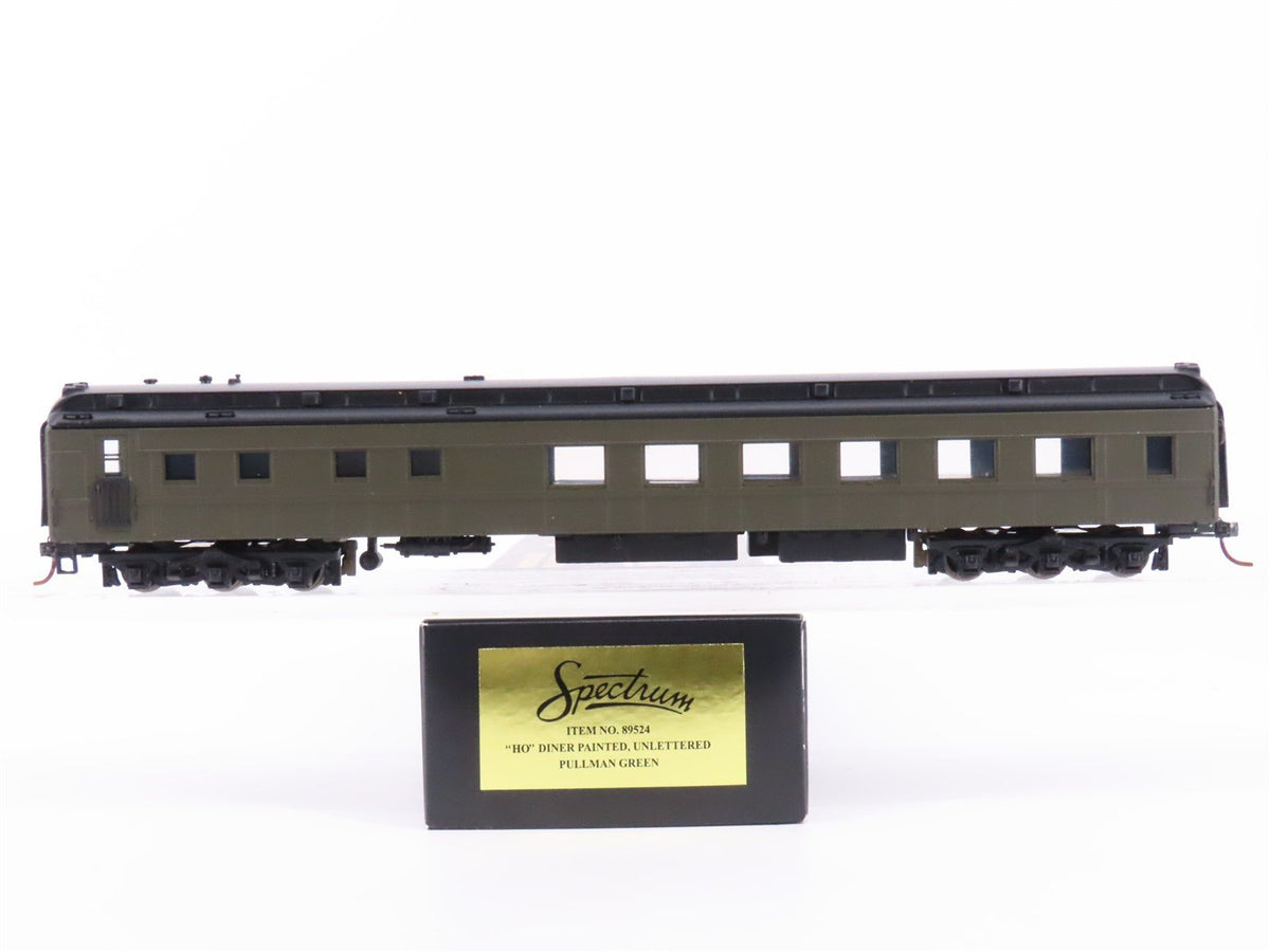 HO Scale Bachmann Spectrum 89524 Unlettered Pullman Green Diner Passenger Car