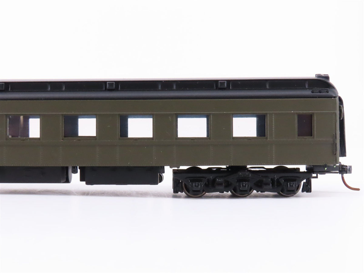 HO Scale Bachmann Spectrum 89524 Unlettered Pullman Green Diner Passenger Car