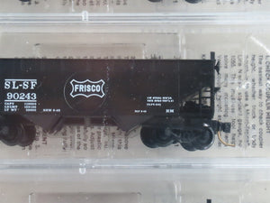 N Scale Micro-Trains MTL 88012 SL-SF Frisco Railroad 2-Bay Hopper 3-Pack Sealed