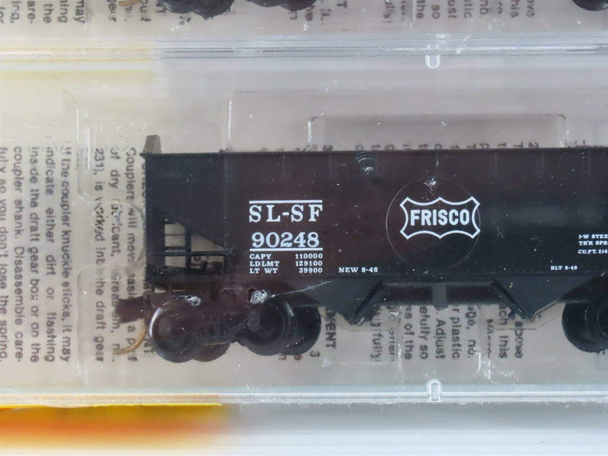 N Scale Micro-Trains MTL 88012 SL-SF Frisco Railroad 2-Bay Hopper 3-Pack Sealed