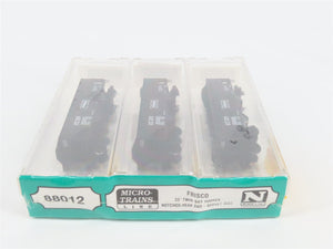 N Scale Micro-Trains MTL 88012 SL-SF Frisco Railroad 2-Bay Hopper 3-Pack Sealed