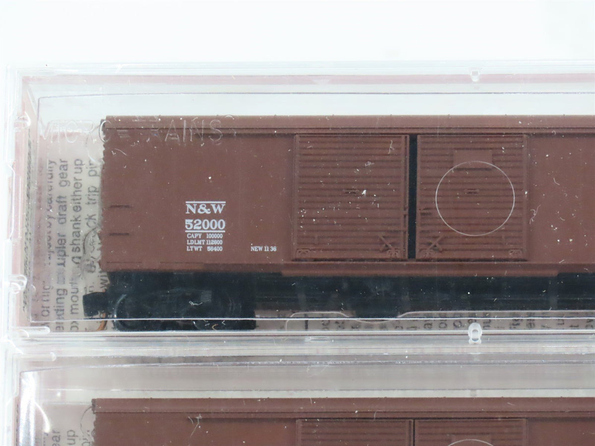 N Scale Micro-Trains MTL Special Run N&amp;W Norfolk &amp; Western Box Car 3-Pack Sealed