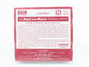 N Scale Micro-Trains MTL Special Run N&W Norfolk & Western Box Car 3-Pack Sealed