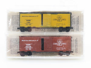 N Scale Micro-Trains MTL 124 of 269 DARN Single Door Box Car 2-Pack Sealed