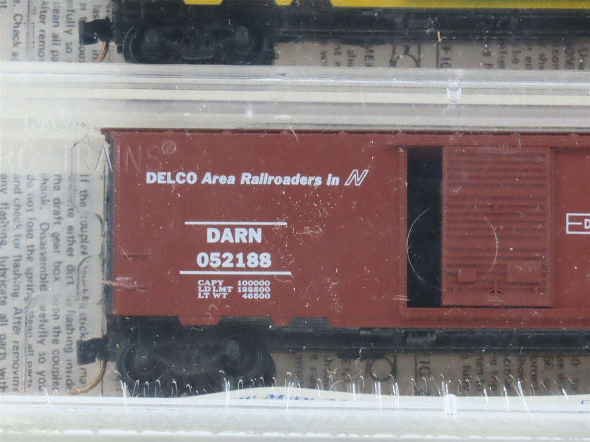 N Scale Micro-Trains MTL 124 of 269 DARN Single Door Box Car 2-Pack Sealed