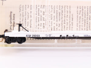 N Kadee Micro-Trains MTL 64010 ATSF TOFC Flat Car #293133 w/Custom SBD Trailer