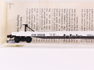 N Kadee Micro-Trains MTL 64010 ATSF TOFC Flat Car #293238 w/Custom Co-op Trailer