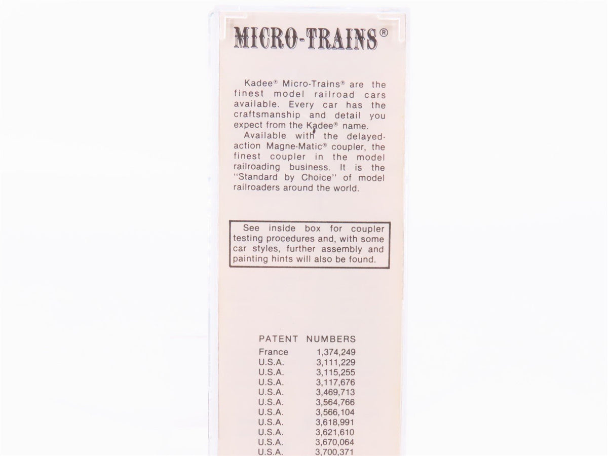 N Kadee Micro-Trains MTL 64010 ATSF TOFC Flat Car #293294 w/45&#39; N&amp;W Trailer