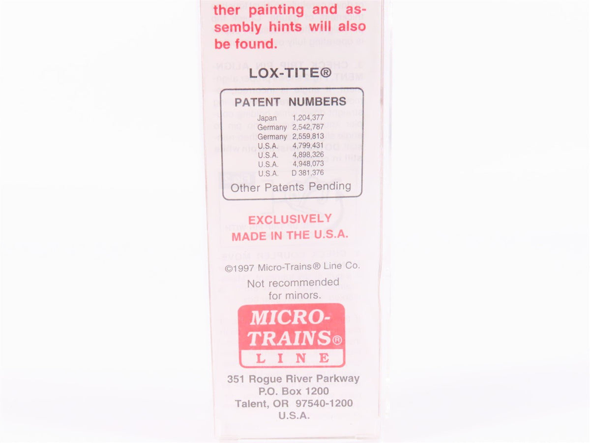 N Scale Micro-Trains MTL 71050 ATSF Santa Fe 89&#39;4&quot; TOFC Flat Car #295009