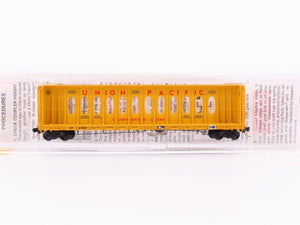 N Scale Micro-Trains MTL 53030 UP Union Pacific 60' Centerbeam Flat Car #217009