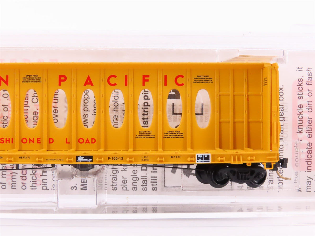 N Scale Micro-Trains MTL 53030 UP Union Pacific 60&#39; Centerbeam Flat Car #217009