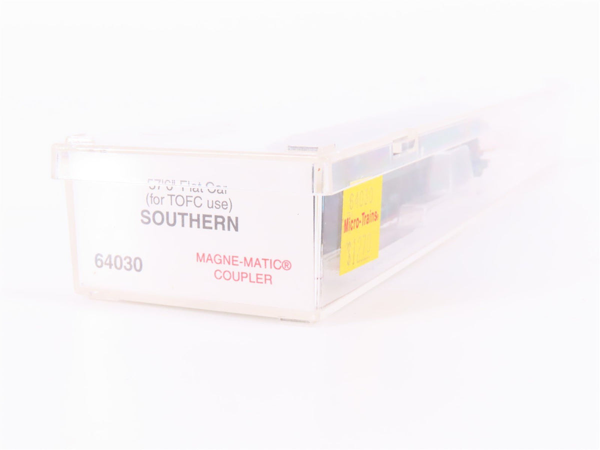 N Scale Micro-Trains MTL 64030 SOU Southern 57&#39;6&quot; TOFC Flat Car #151300