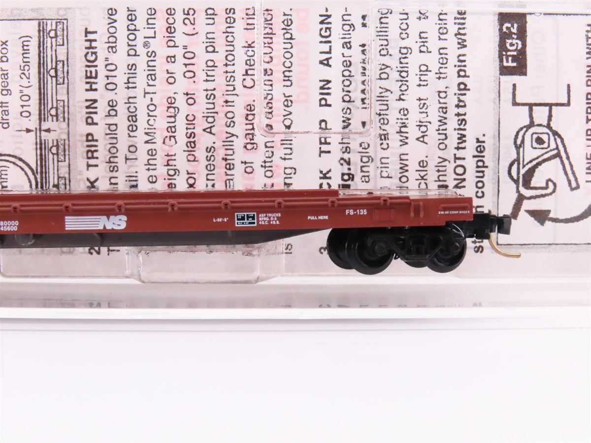 N Scale Micro-Trains MTL 64050 NS Norfolk Southern 57&#39;6&quot; TOFC Flat Car #157271