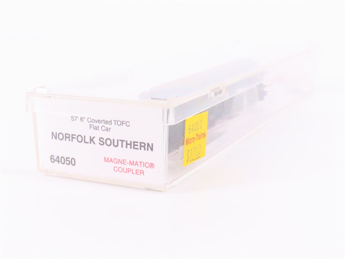 N Scale Micro-Trains MTL 64050 NS Norfolk Southern 57&#39;6&quot; TOFC Flat Car #157271