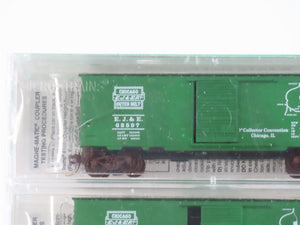 N Scale Micro-Trains MTL NSC EJ&E Elgin Joliet & Eastern Box Car 5-Pack Sealed