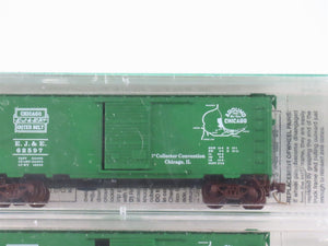 N Scale Micro-Trains MTL NSC EJ&E Elgin Joliet & Eastern Box Car 5-Pack Sealed