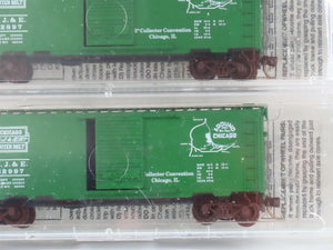 N Scale Micro-Trains MTL NSC EJ&E Elgin Joliet & Eastern Box Car 5-Pack Sealed