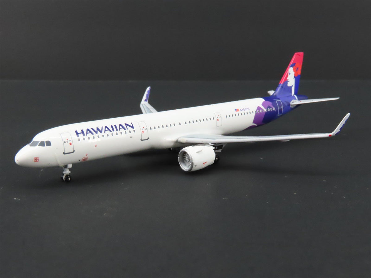 1:400 Scale Aero Classics Baby-Bus Die-Cast Hawaiian Airbus A321 #N400HA