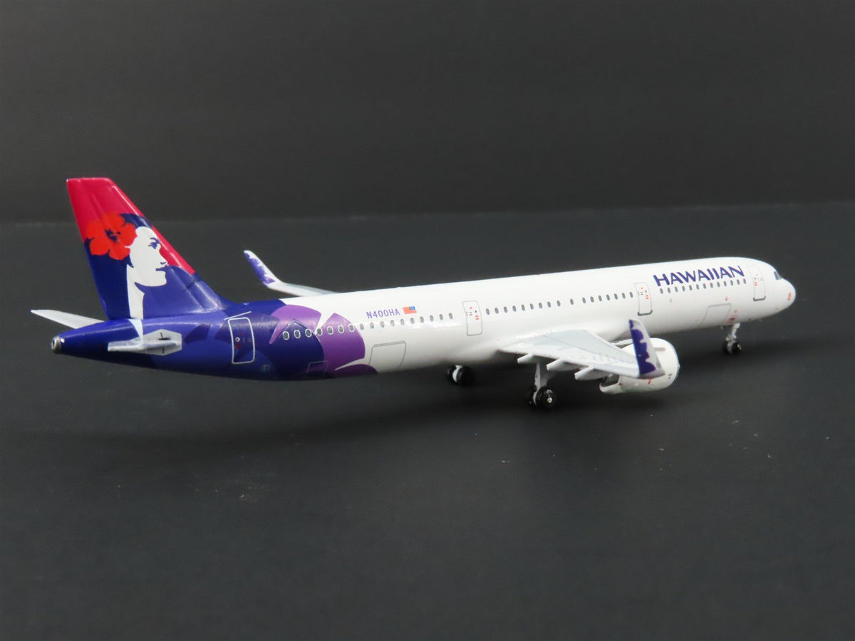 1:400 Scale Aero Classics Baby-Bus Die-Cast Hawaiian Airbus A321 #N400HA