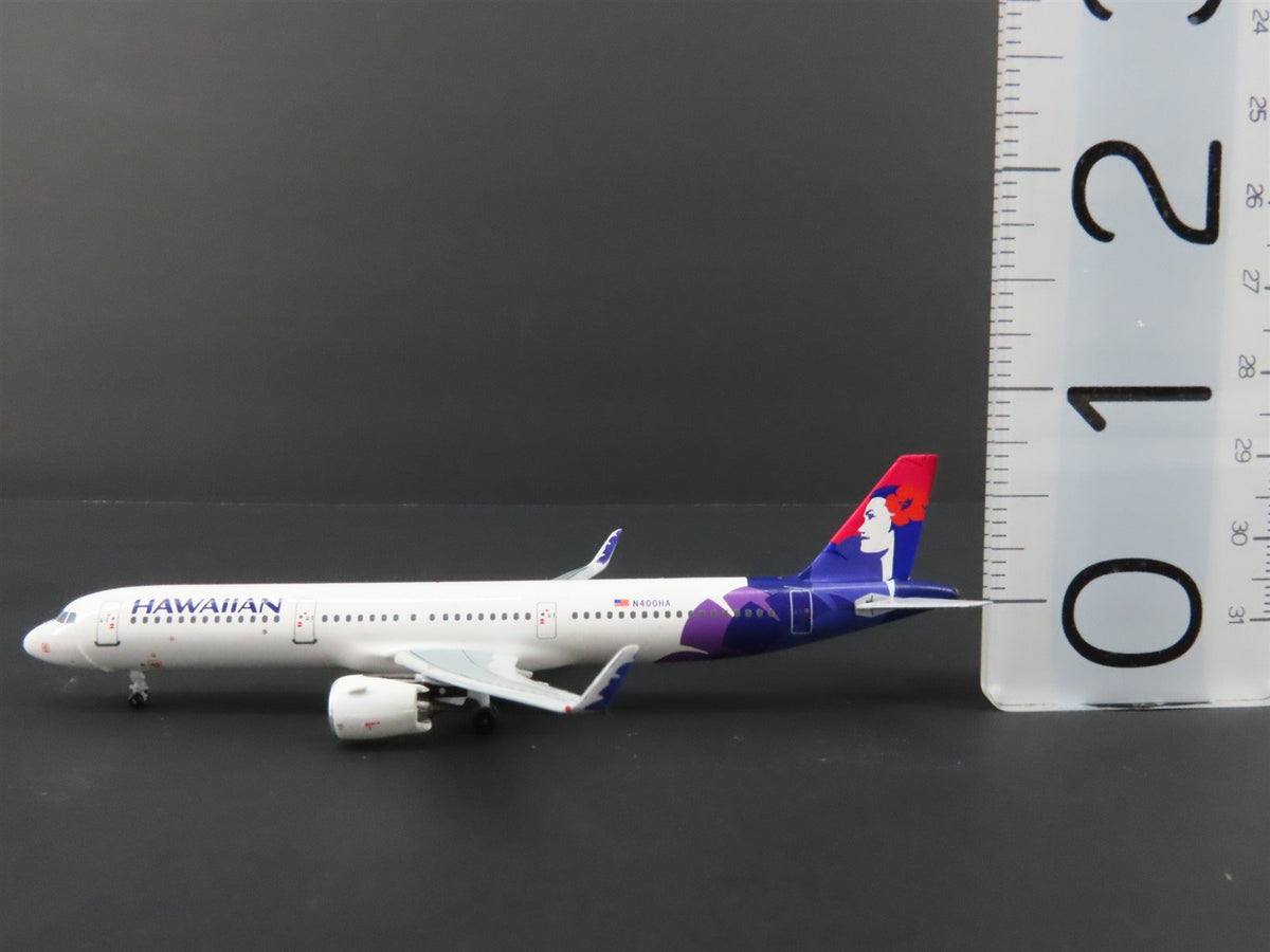 1:400 Scale Aero Classics Baby-Bus Die-Cast Hawaiian Airbus A321 #N400HA