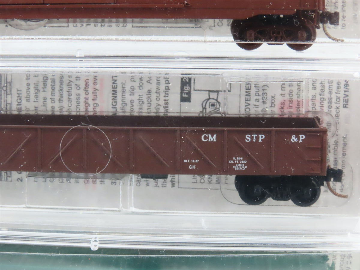 N Scale Micro-Trains MTL RDG/MILW/NYC/M&amp;PA/SM Gondola &amp; Box Cars 5-Pack Sealed