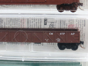 N Scale Micro-Trains MTL RDG/MILW/NYC/M&PA/SM Gondola & Box Cars 5-Pack Sealed