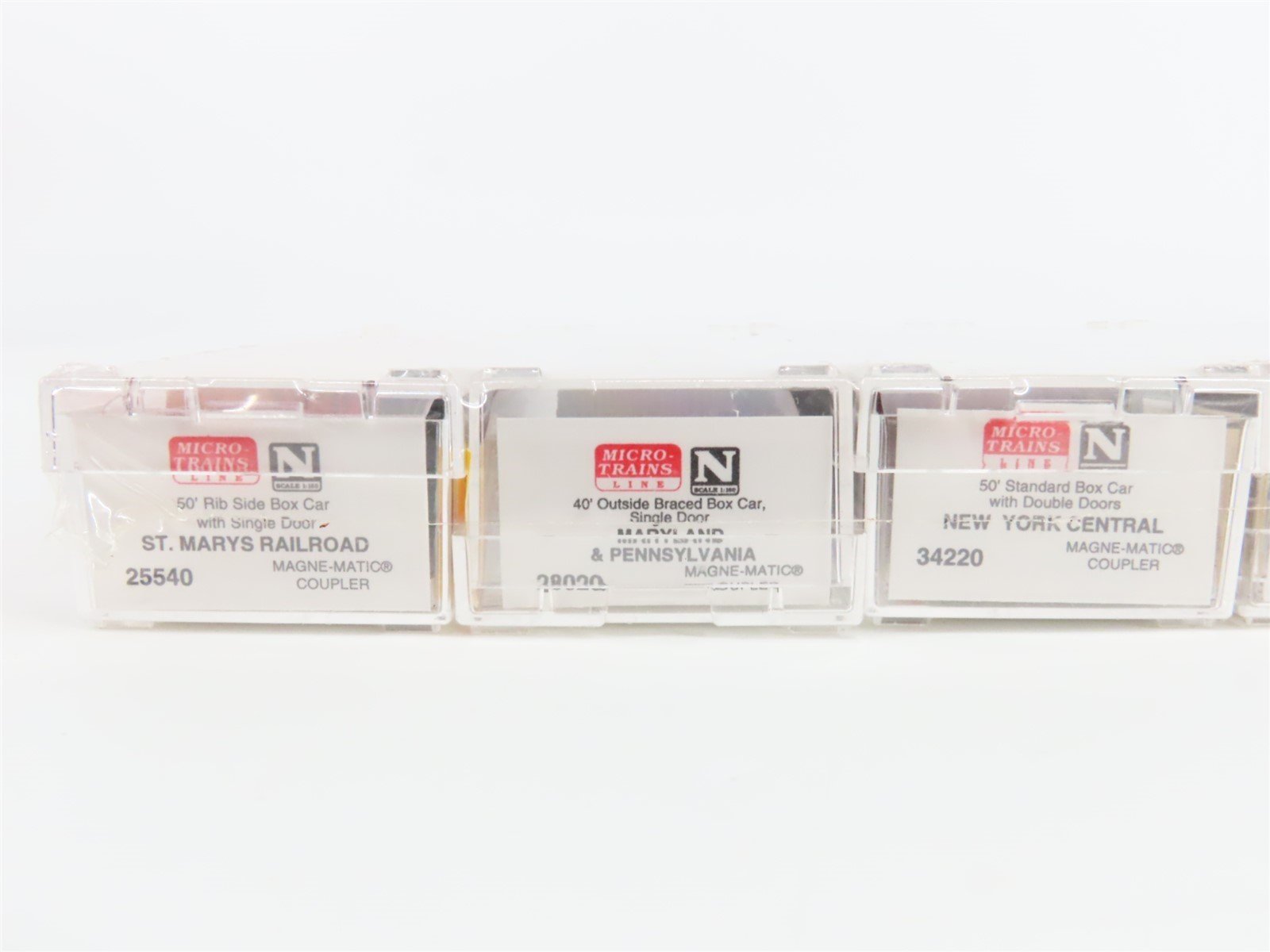 N Scale Micro-Trains MTL RDG/MILW/NYC/M&PA/SM Gondola & Box Cars 5-Pack Sealed