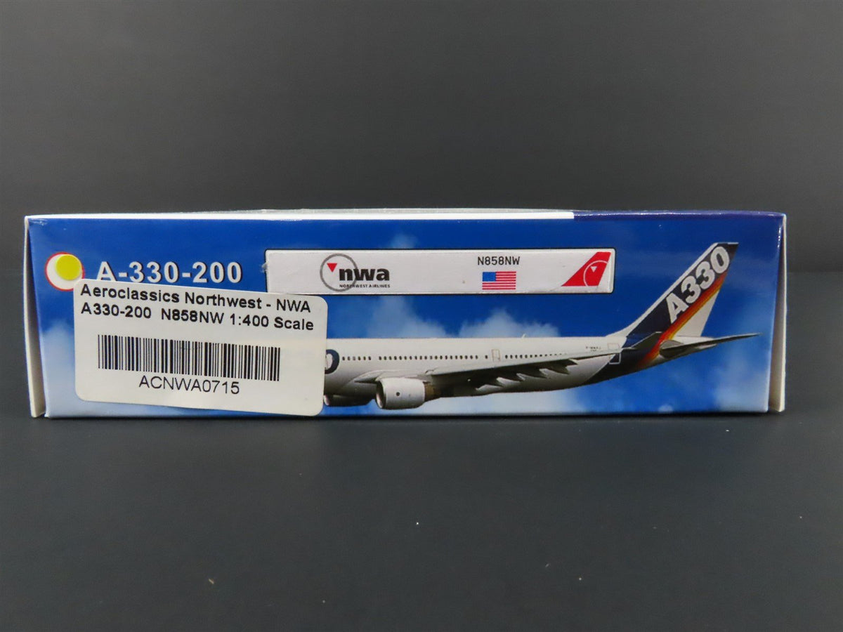 1:400 Aero Classics Big-Bus NWA Northwest Airlines Airbus A330-200 #N858NW