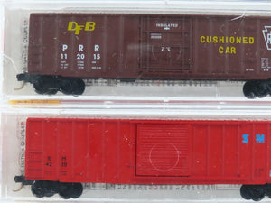 N Scale Micro-Trains MTL 19993 L&N/WM/PRR/SM/MILW 50' Box Cars 5-Pack Sealed