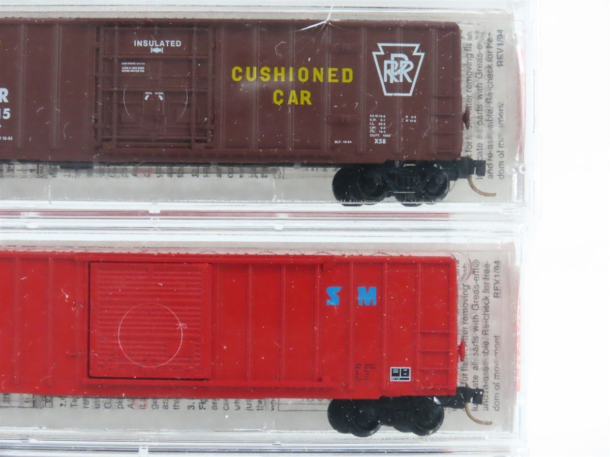 N Scale Micro-Trains MTL 19993 L&amp;N/WM/PRR/SM/MILW 50&#39; Box Cars 5-Pack Sealed