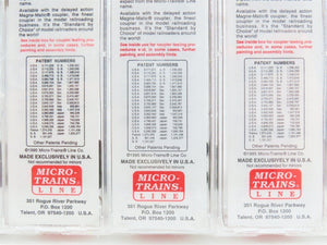 N Scale Micro-Trains MTL 19993 L&N/WM/PRR/SM/MILW 50' Box Cars 5-Pack Sealed