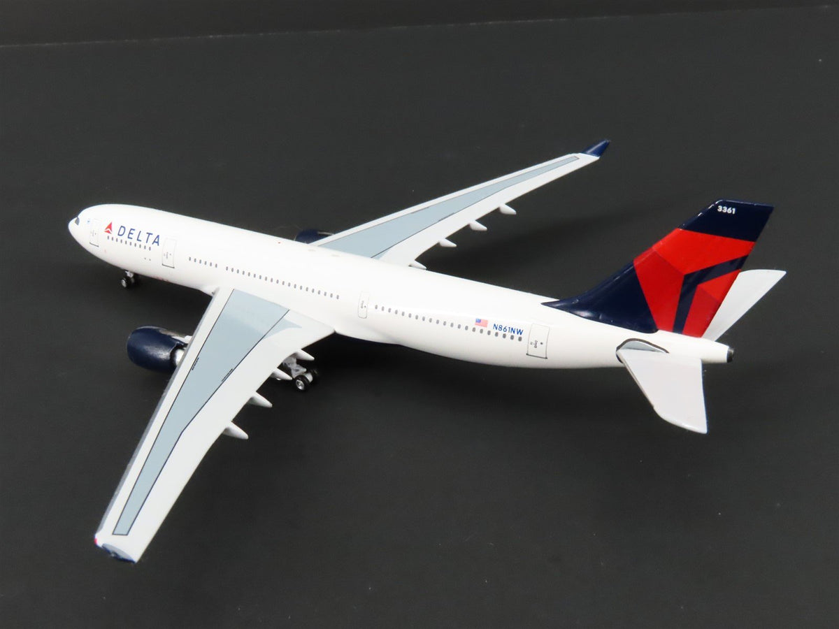 1:400 Aero Classics Big-Bus Diecast Delta Airlines EX-NW Airbus A330-200 #N861NW