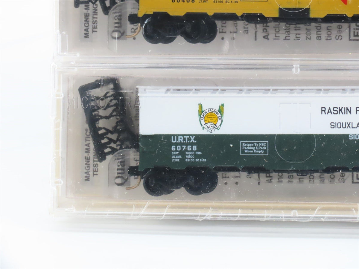 N Scale Micro-Trains MTL NSC Meat Packers 40&#39; Steel Ice Reefers 5-Pack Sealed