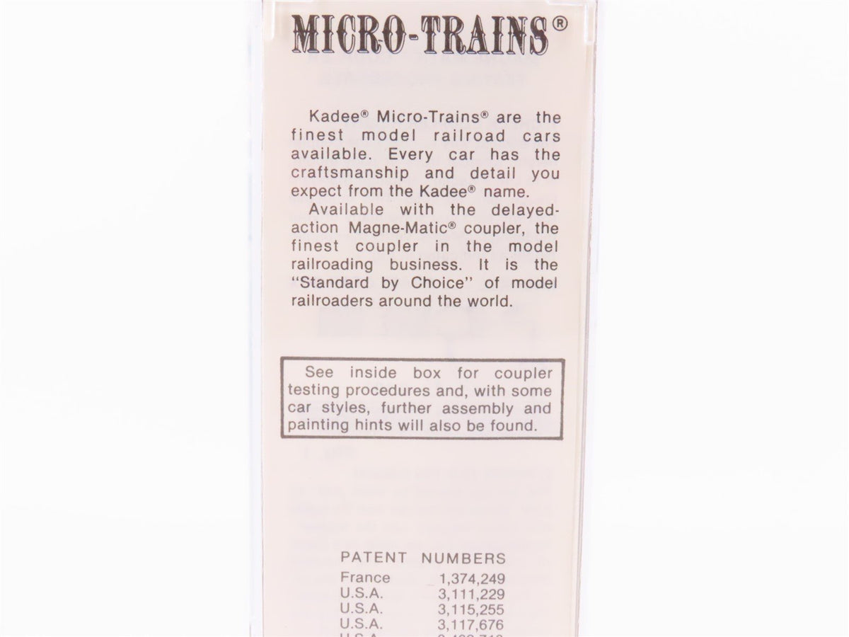 N Kadee Micro-Trains MTL 68020 CNW 57&#39;6&quot; TOFC Flat Car #780511 w/48&#39; EL Trailer