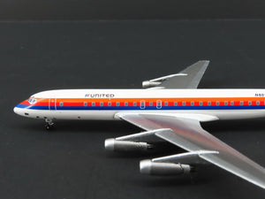 1:400 Scale Aero Classics Die-Cast United Douglas DC-8-21 Airliner #N8033U