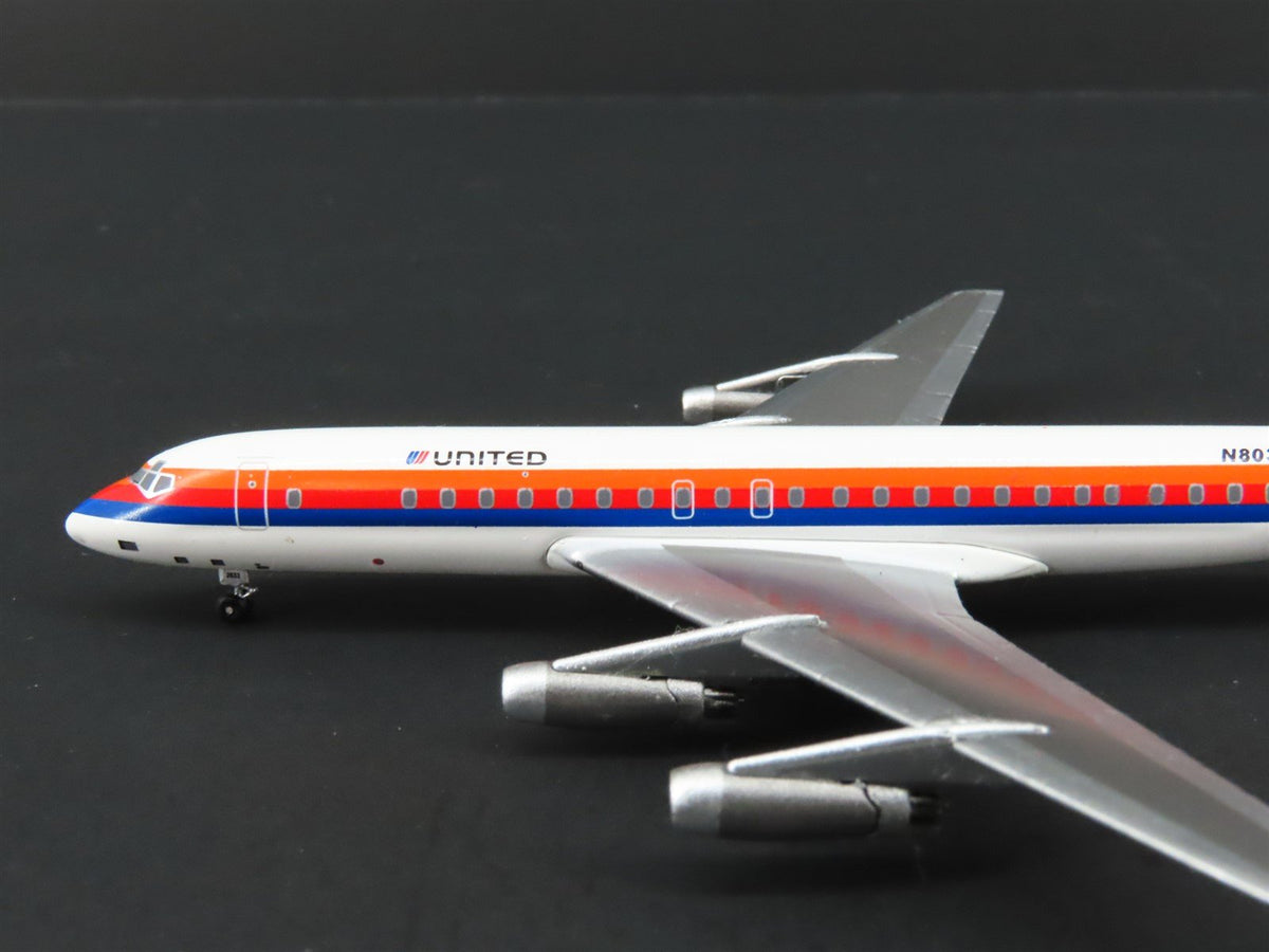 1:400 Scale Aero Classics Die-Cast United Douglas DC-8-21 Airliner #N8033U