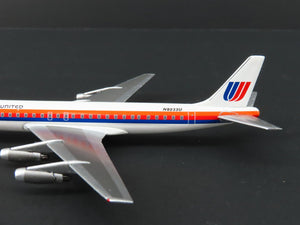 1:400 Scale Aero Classics Die-Cast United Douglas DC-8-21 Airliner #N8033U