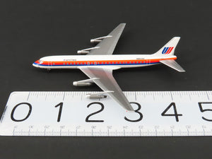 1:400 Scale Aero Classics Die-Cast United Douglas DC-8-21 Airliner #N8033U